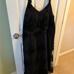 BloomChic Black Floral Maxi Dress